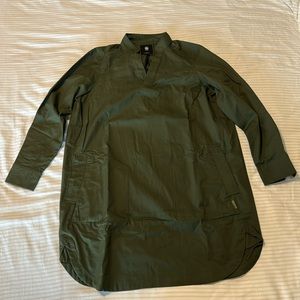 G-Star “Millery” dress - long sleeve - green - XL